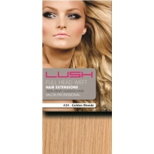 18" DIY Weft (Clips Not Attached) Human Hair Extensions #24 Golden Blonde 18" DIY Weft (Clips Not Attached) Human Hair Extensions #24 Golden Blonde