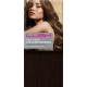 15" Clip In Human Hair Extensions Half Head #2 Darkest Brown