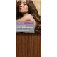 15" Clip In Human Hair Extensions Half Head #33 Dark Auburn