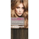 20" Clip In Human Hair Extensions FULL HEAD #4/27 Dark Brown/ Caramel Mix