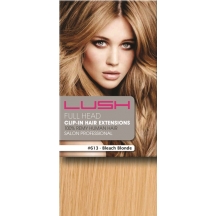 18" Clip In Human Hair Extensions FULL HEAD #613 Bleach Blonde 18" Clip In Human Hair Extensions FULL HEAD #613 Bleach Blonde