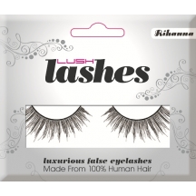 Lush 100% Human Hair False Eye Lashes - Rihanna