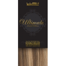 18" Clip In Human Hair Extensions ULTIMATE FULL HEAD #8/613 Light Brown/ Blonde 18" Clip In Human Hair Extensions ULTIMATE FULL HEAD #8/613 Light Brown/ Blonde