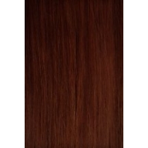18" Ultimate Double Deluxe Weft (Clips Not Attached) Human Hair Extensions #30 Light Auburn