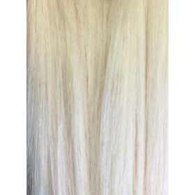 20" Ultimate Double Deluxe Weft (Clips Not Attached) Human Hair Extensions #90 Platinum Blonde