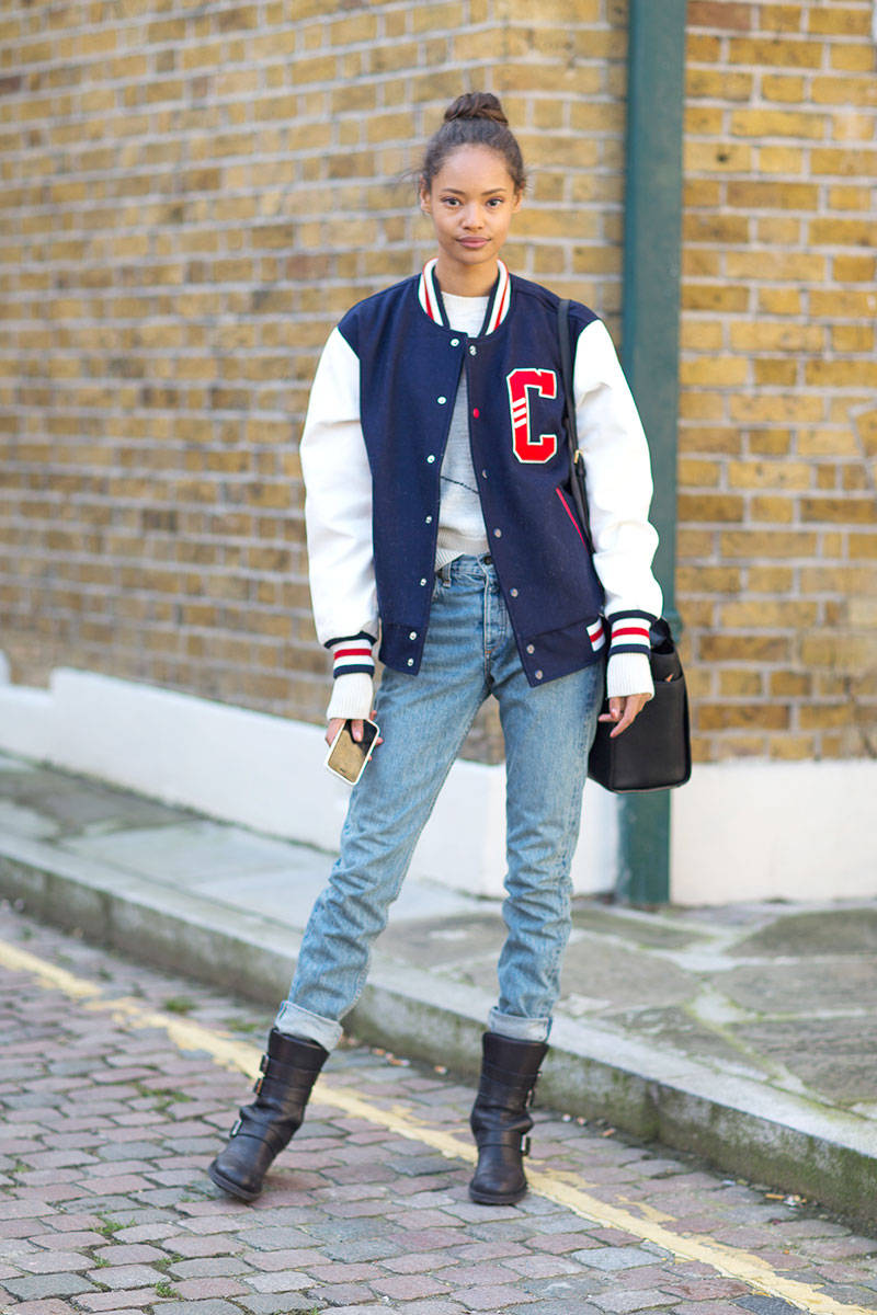 Top knot Hair Fashion Week Street Style