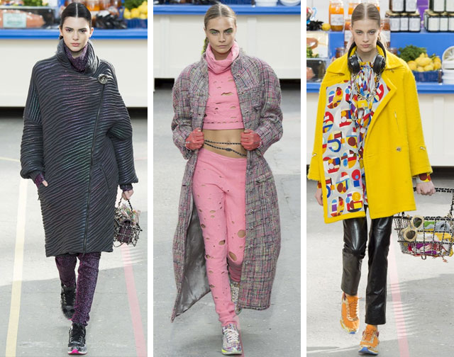 Chanel Paris Fashion Week 2014 Cara Delevingne Kendall Kardashian