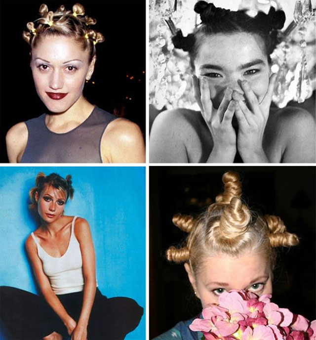 Gwen Steffani, 90s hair