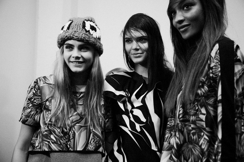 Kendell Jenner Kardashian Cara Delevingne London Fashion Week Giles